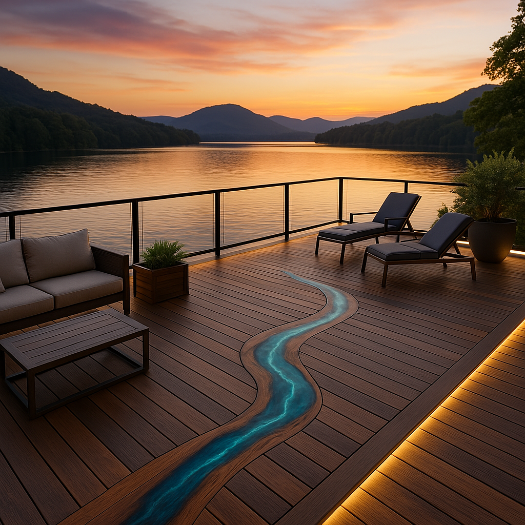 Epoxy River Deck